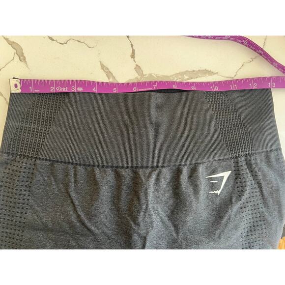 Gymshark Vital Seamless Gray Athletic Shorts - Picture 6 of 8